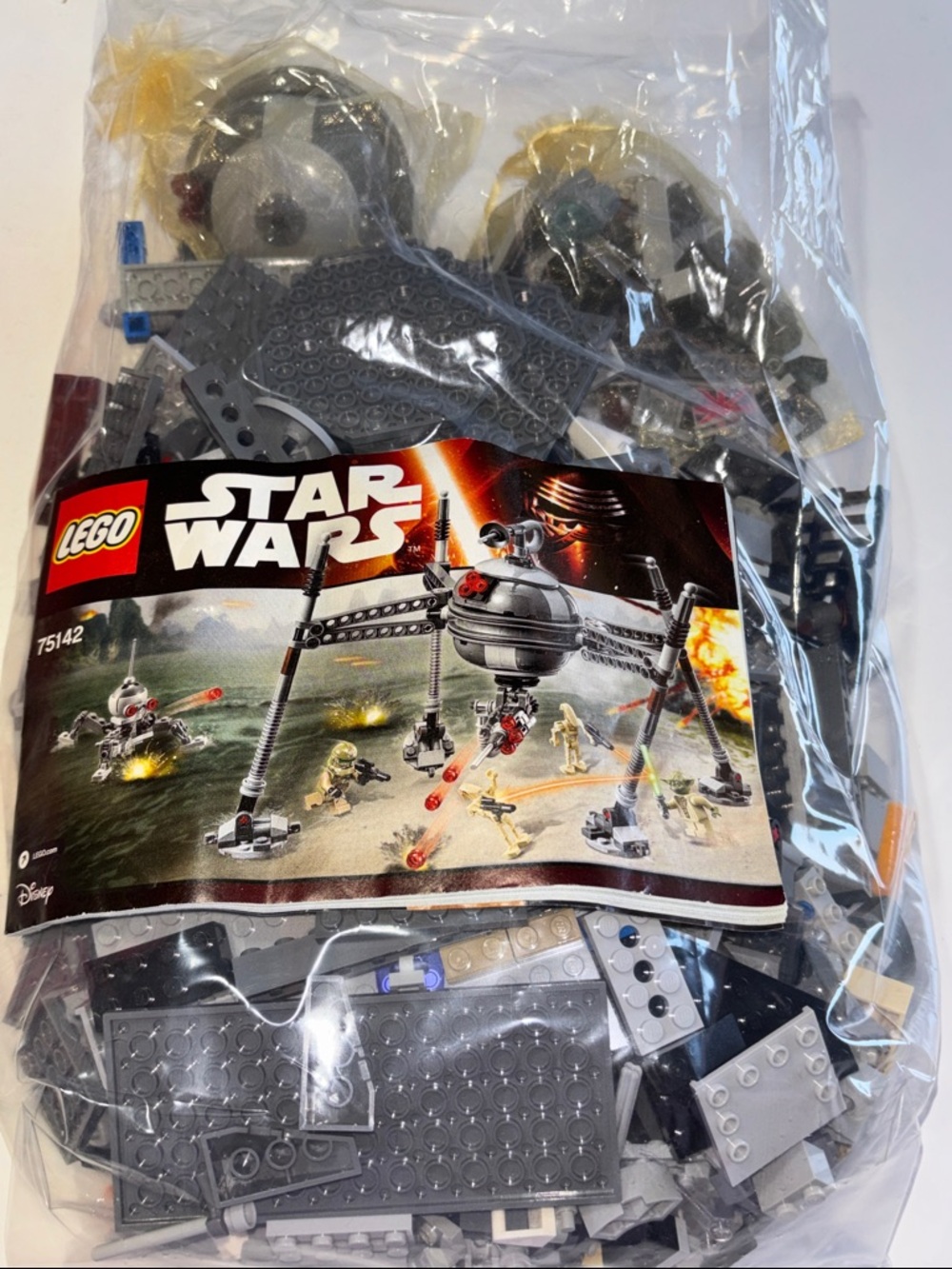LEGO 75142 Homing Spider Droid - RETIRED Star Wars Episode III 2016 LEGO Star